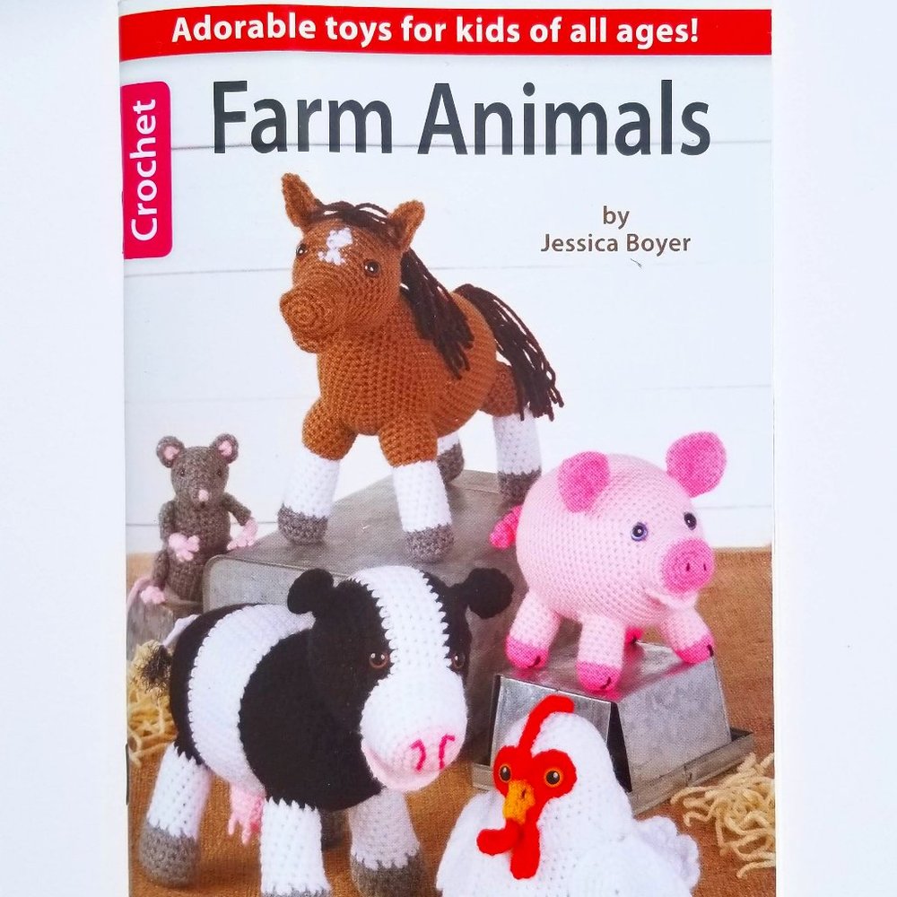 Farm Animals Crochet book
